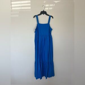 NWOT LOFT Royal Blue Eyelet Sundress